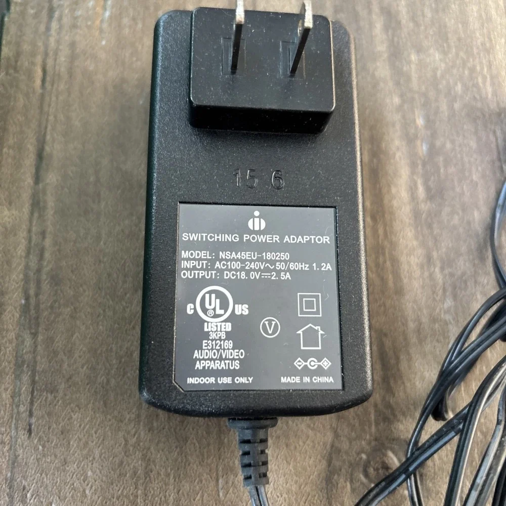 Genuine Insignia NSA45EU-180250 AC Adapter Power Cord Supply Charger Original